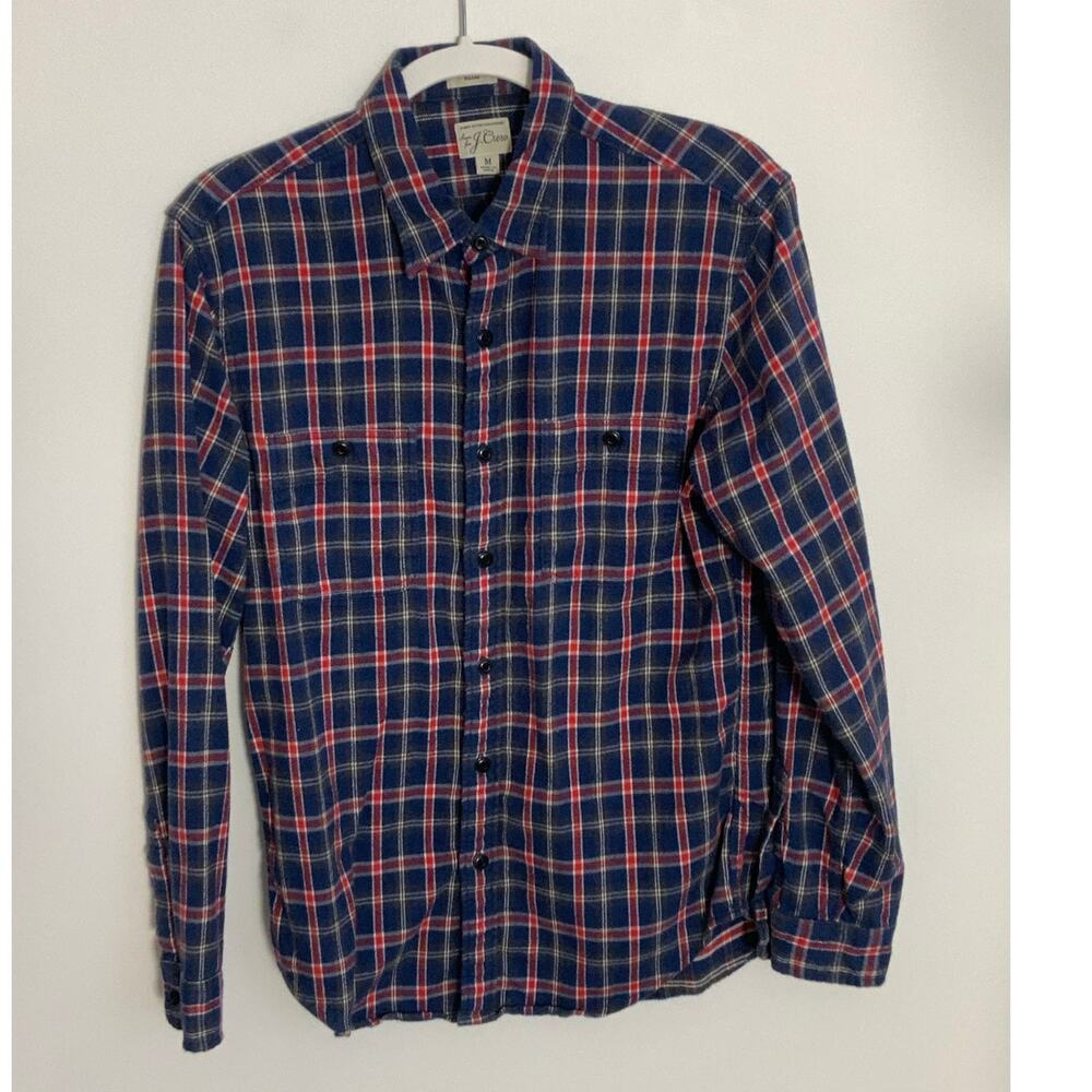 J. Crew Plaid Flannel Shirt Slim size medium‎